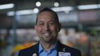 Meijer Hudsonville Store Director Henry Samaniego highlighting the Simply Give campaign in TV commercial