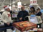 Meijer leadership surprising customers by paying for their purchases during Very Merry Meijer event