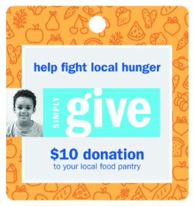 Meijer $10 Simply Give donation card