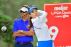 So Yeon Ryu teeing off on day two of the Meijer LPGA Classic for Simply Give