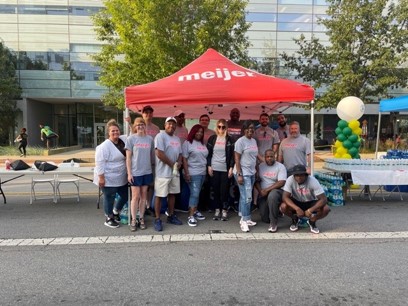 Meijer Tent at Columbus African American Male Wellness Walk 2021