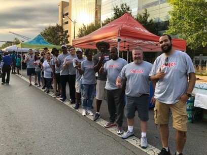 Meijer Team Members at Columbus African American Male Wellness Walk 2021