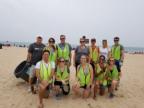 Meijer team members at a beach cleanup event in conjunction with International Coastal Cleanup