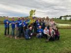Meijer team members planting trees for National Day of Caring put on by United Way – Newaygo County Community Committee
