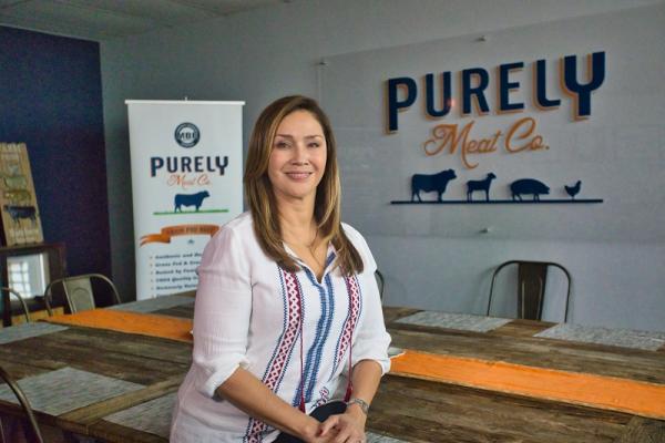 Owner of Purely Meat Maribel Moreno-Musillami