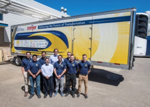Meijer Fleet Team helping University of Michigan students transport equipment to international competition